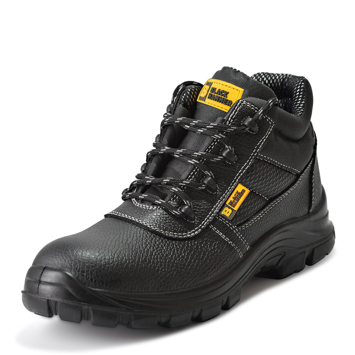 mens work boots black