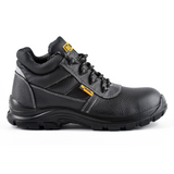 Mens Safety Waterproof Boots | Leather Steel Toe Cap | Working Ankle Lightweight S3 SRC 1007