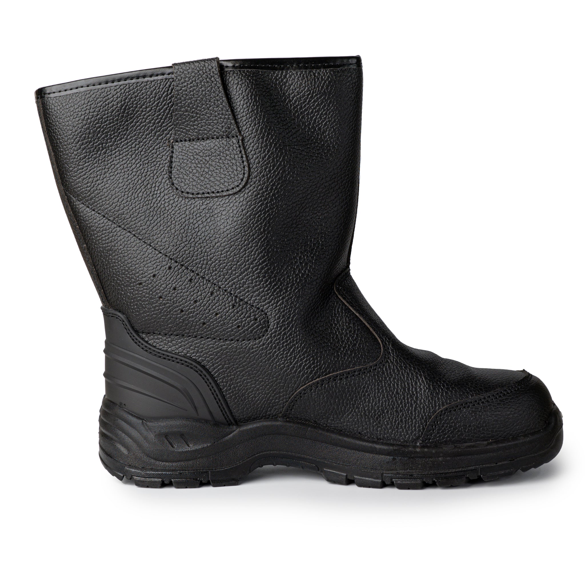 Steel toe engineer hot sale boots black