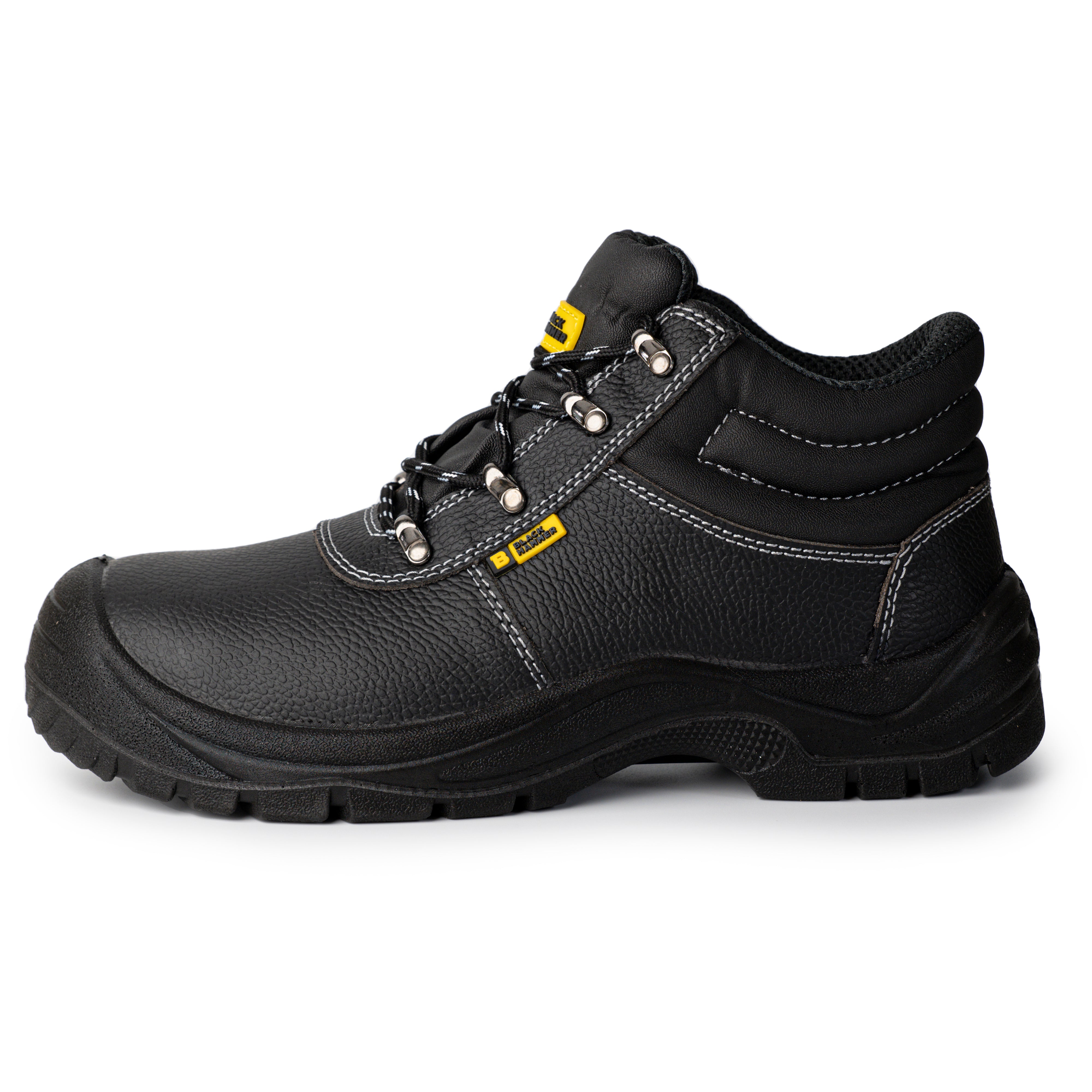 4452 Storm Men Safety Boot Waterproof Anti Static Steel Toe Cap Black Hammer