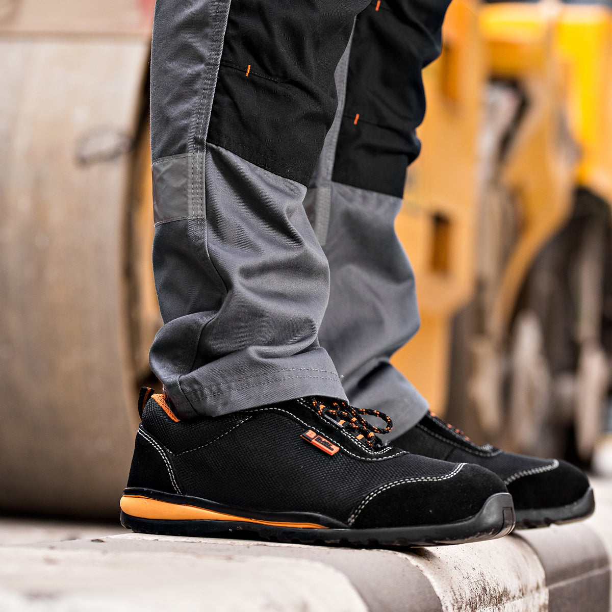 Light steel toe cap trainers sale