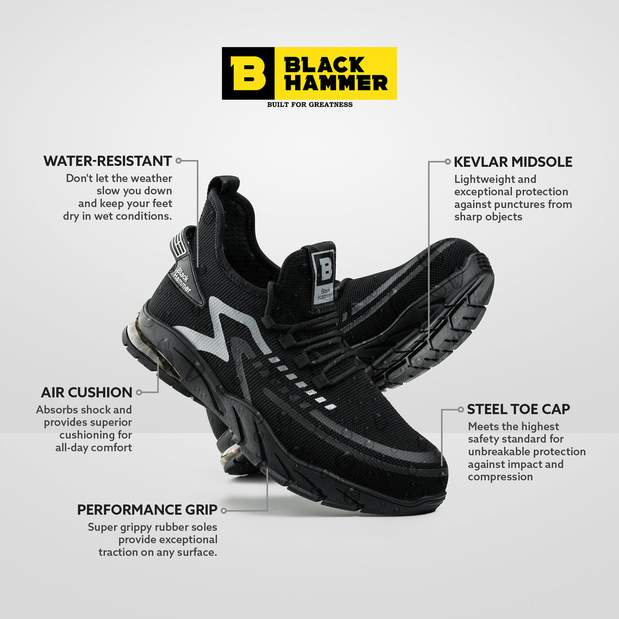 Black Hammer 2200 Eclipse Men's Safety Trainers