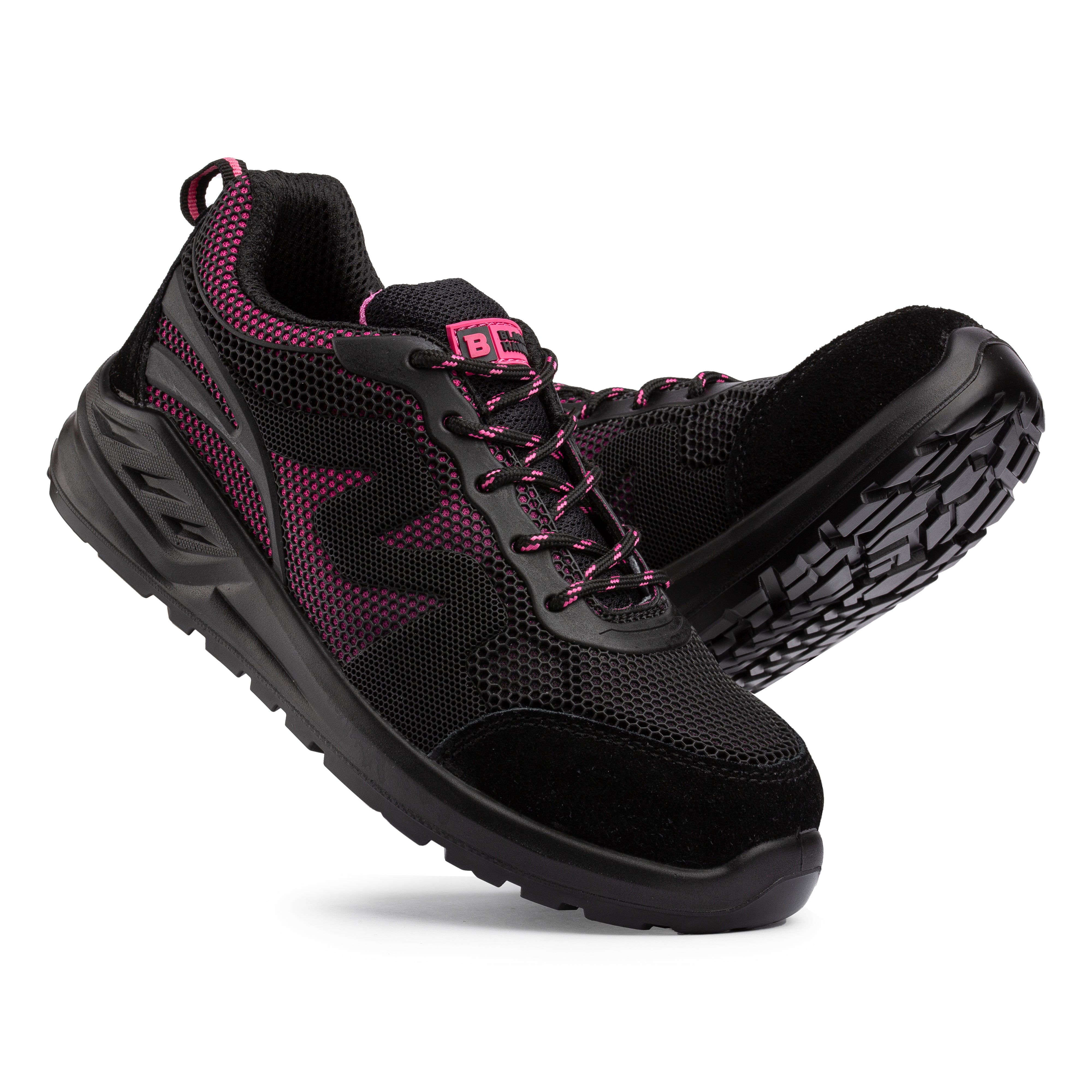 Womens steel deals toe trainers