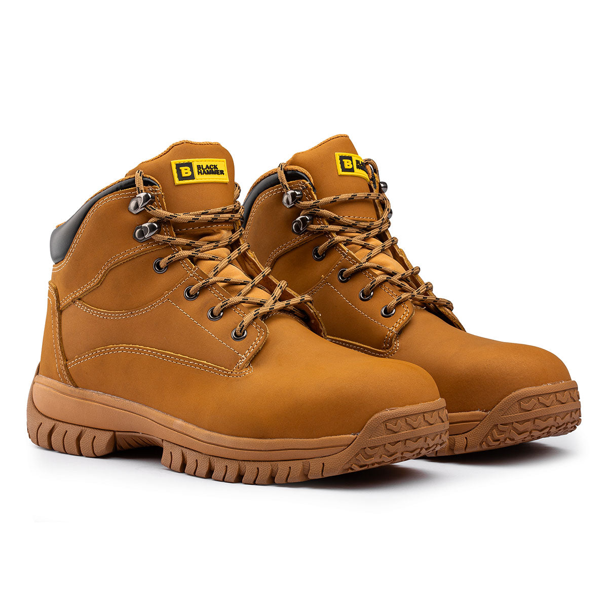 Ryder Mens Wide Fit Tan Brown Safety Boots