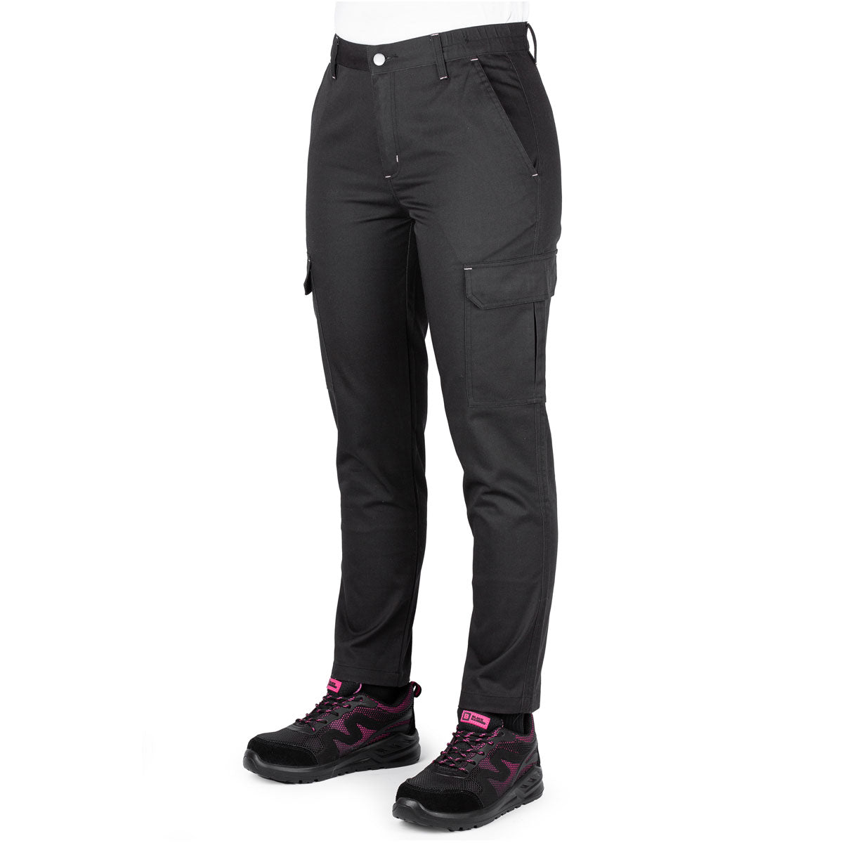 Ladies black work trousers best sale