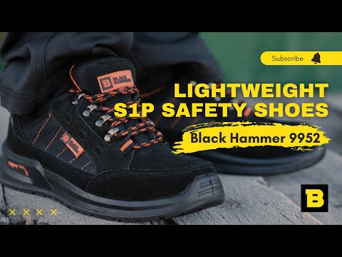 9952 Mens Lightweight Safety Shoes with S1P Certification