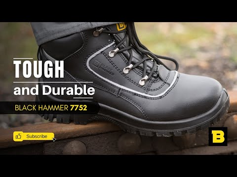 7752 Mens Safety Boots with Steel Toe Cap