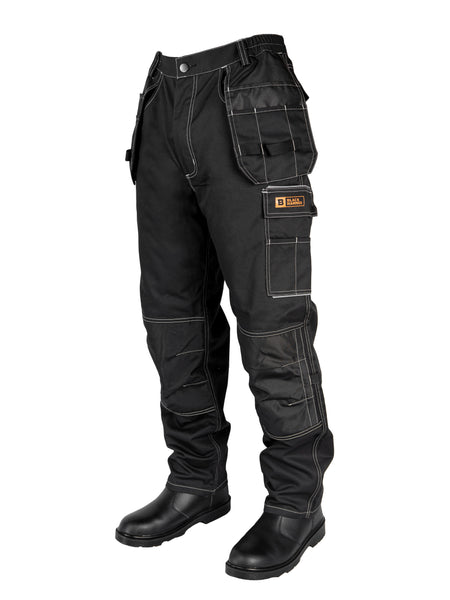 Black Hammer Mens Combat Work Trousers Cargo Pants Multi Pockets Joggers  Reinforced Seams Tradesman Warehouse Survival Black (28W / 31 Regular):  Clothing, Shoes & Jewelry - Amazon.com