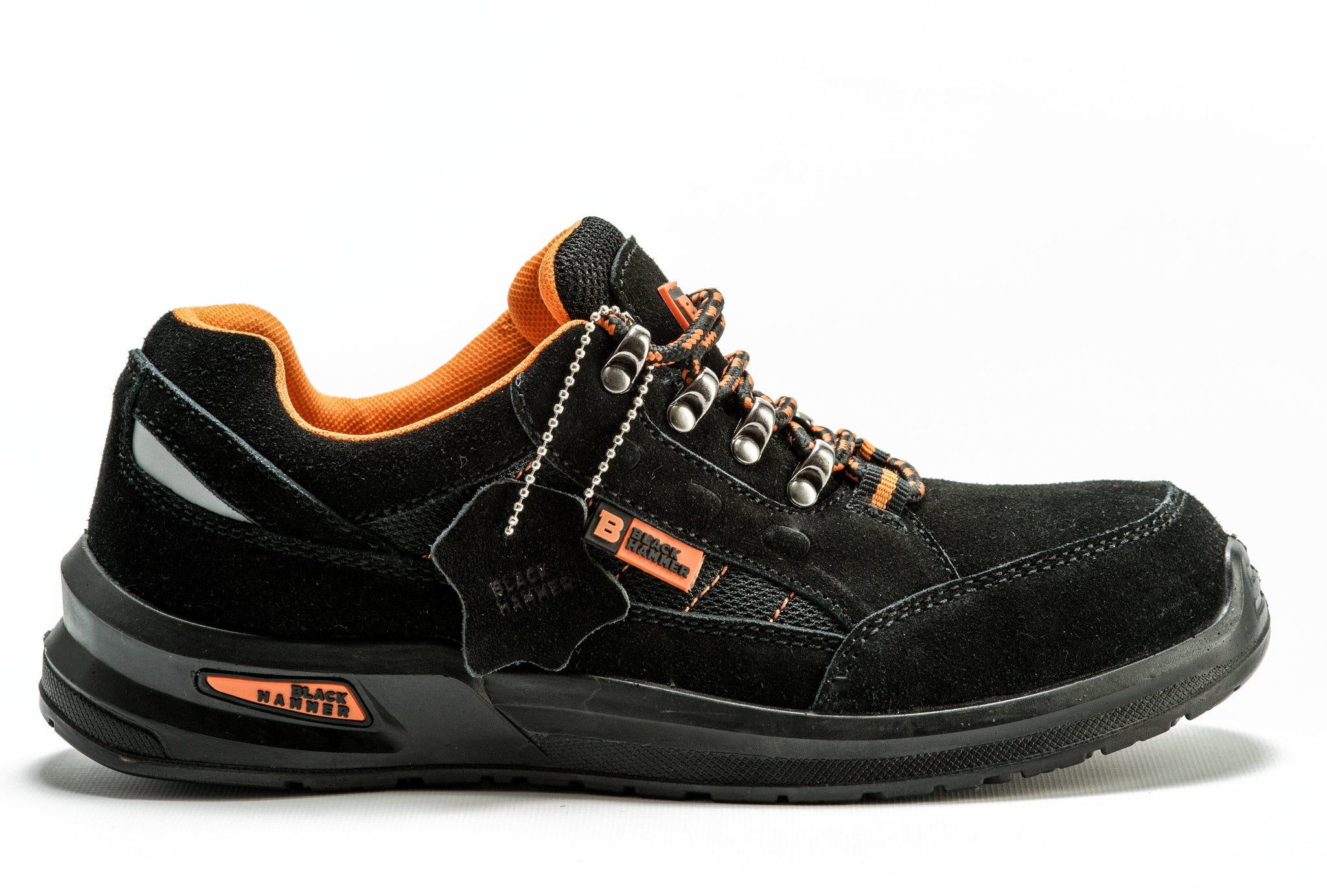 9952 Mens Lightweight Safety Shoes | Steel Toe Cap | S1P SRC – Black Hammer